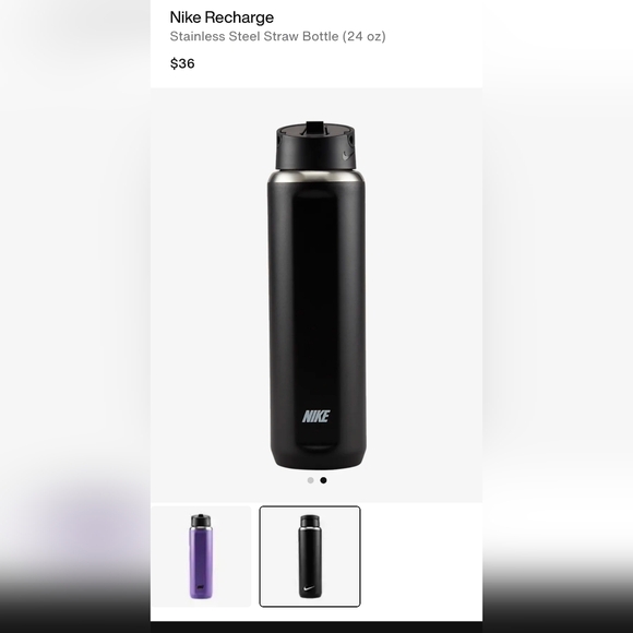 Nike RechargeStainless Steel Straw Bottle (24 oz) - Picture 9 of 9